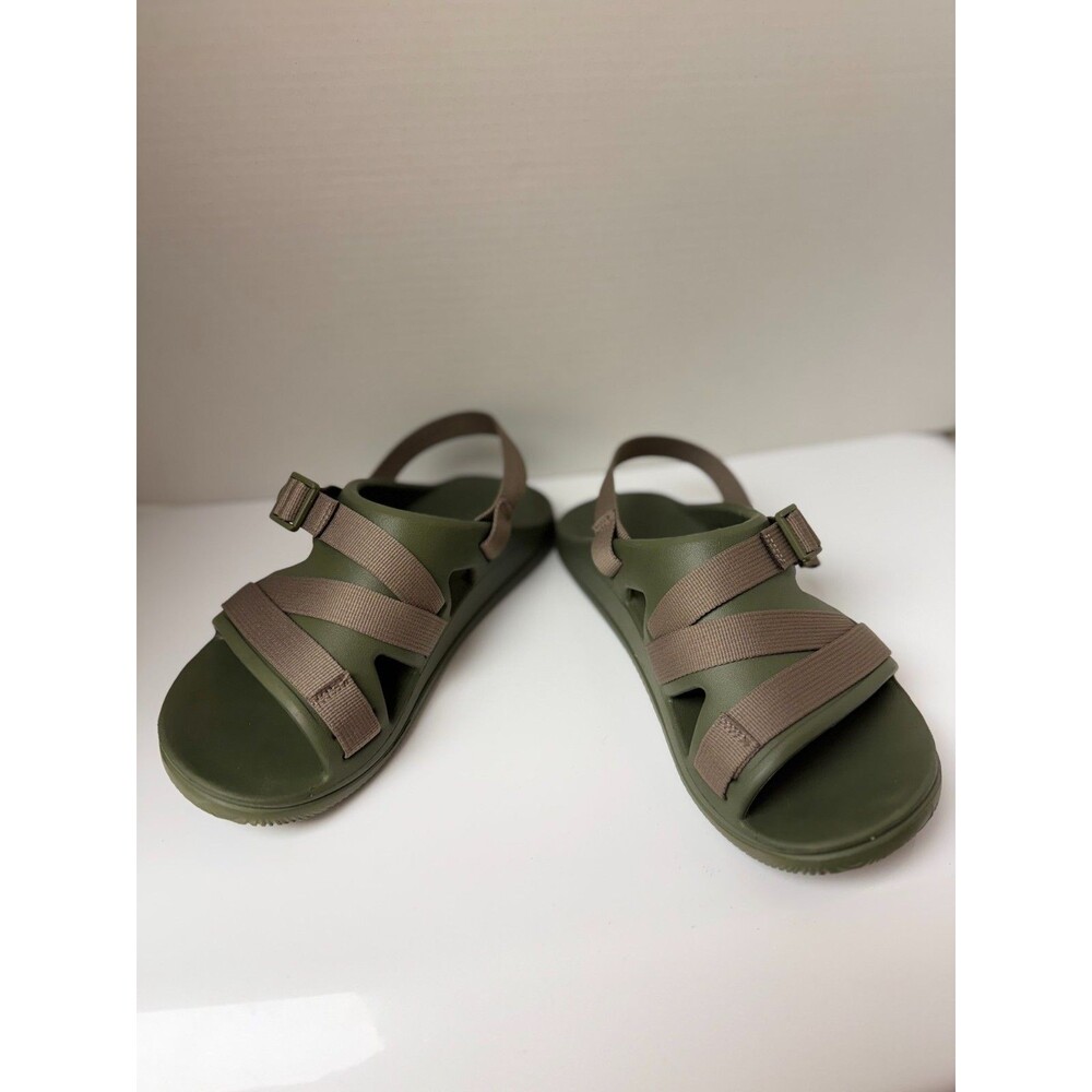 Chaco Chillos Sport Sandals Moss Green Men's 8 Adjustable Straps - Picture 2 of 13